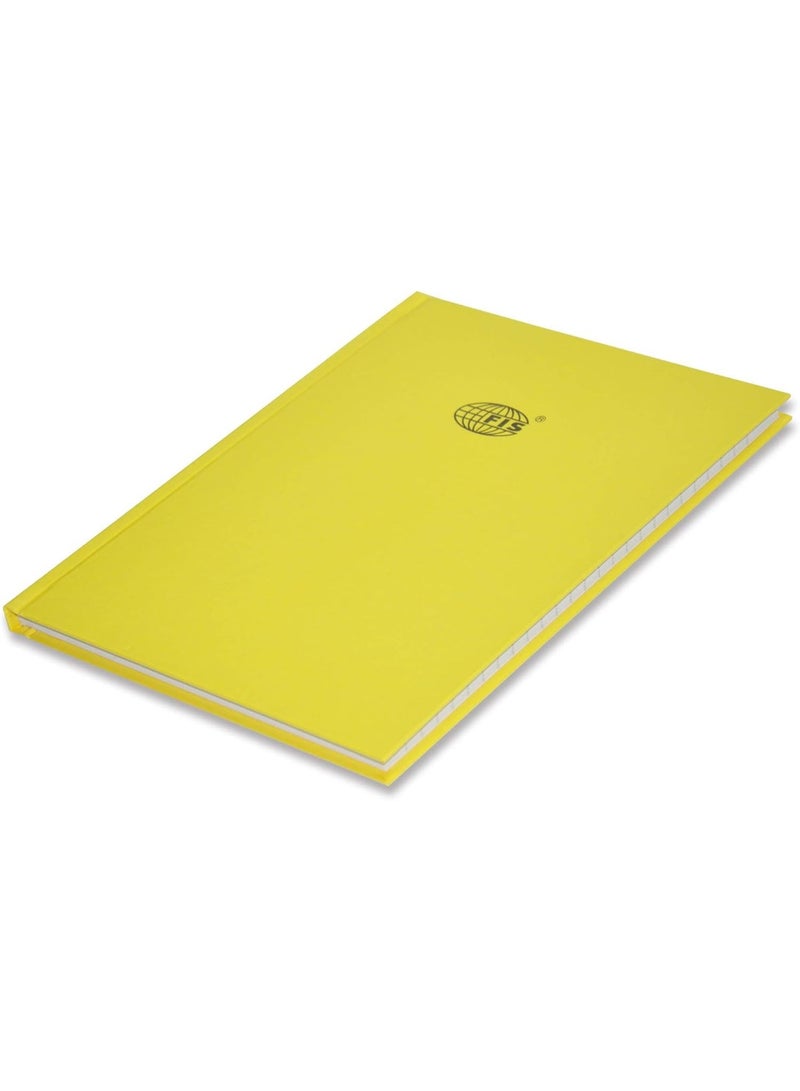 FIS Neon Hard Cover Notebook Single Line 9X7 Inch, 100-Sheets, Lemon 5-Piece - FSNB97N210 - Image 2